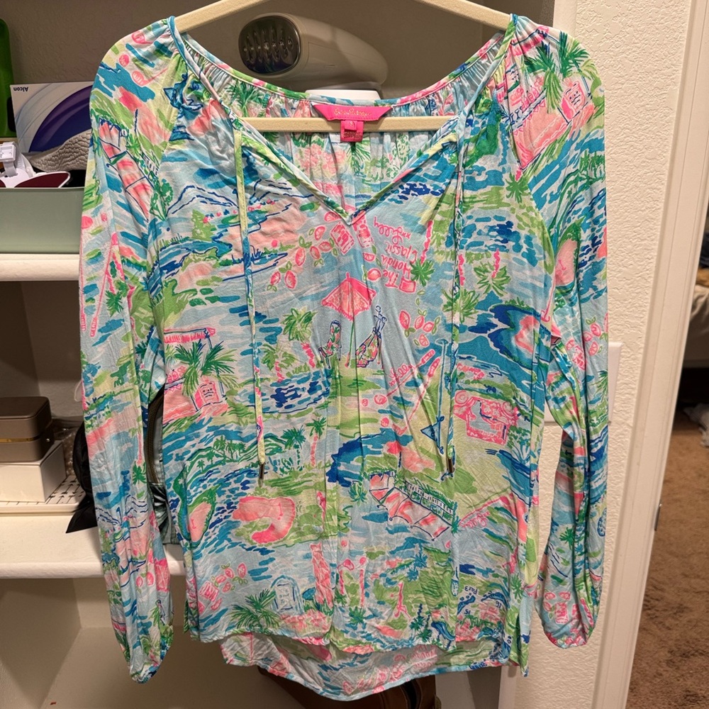 Lilly Pulitzer Women's Honda Classic Blouse